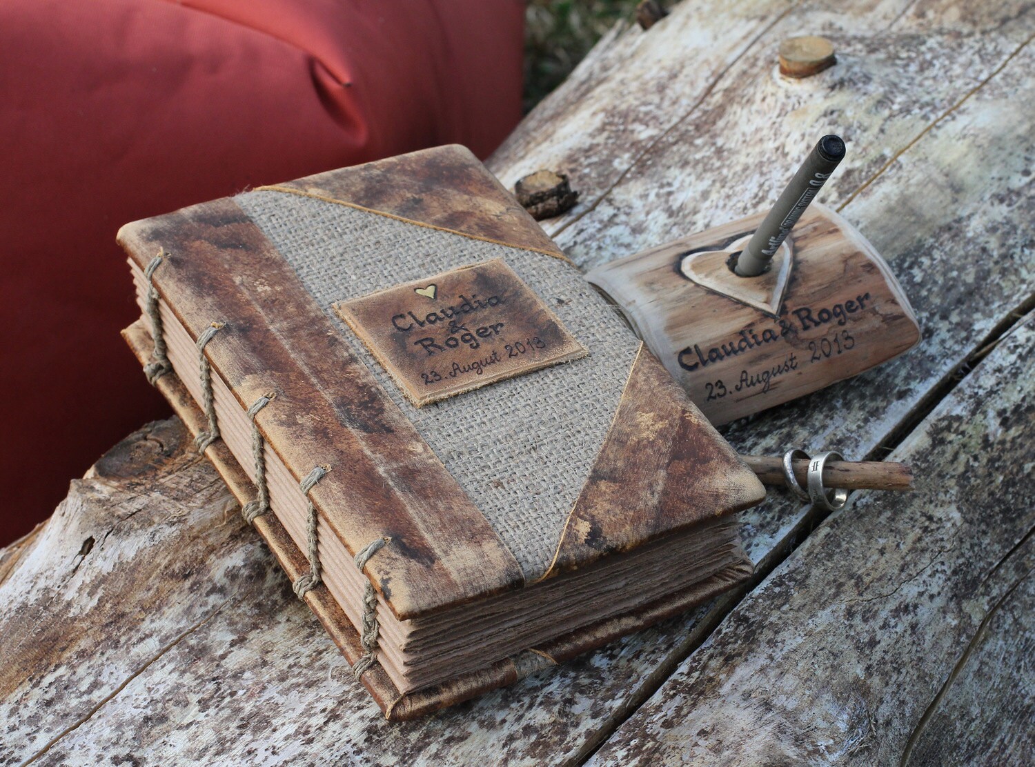 vintage wedding guest book wedding decor ideas