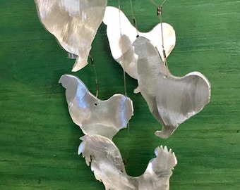 Chicken and rooster chimes