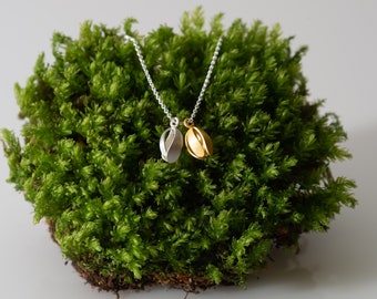 Violet bud pendant