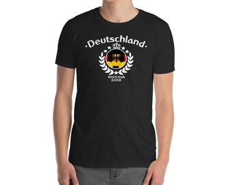 Deutschland Germany Alemania German Soccer Short-Sleeve Unisex T-Shirt