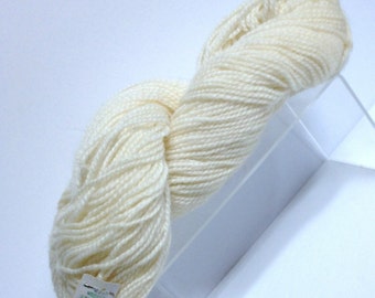 Vintage 100% Wool Yarn Destash, Cream Colored Condon's Yarns of Prince Edward Island Canada 2 Ply Wool Discontinued Wool Destash Wool Yarn