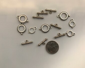 Silver colored bracelet/necklace clasps DESTASH