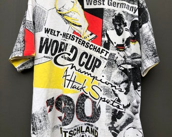 Vintage Germany World Cup All Over Print T-Shirt