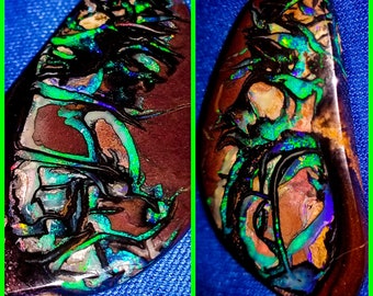 Beautiful Koroit Boulder opal.