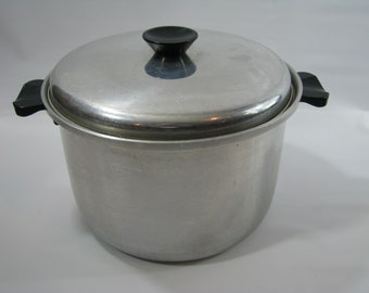 Vintage Mirro Kitchen Pride Aluminum Pot Stockpot 6 Quart