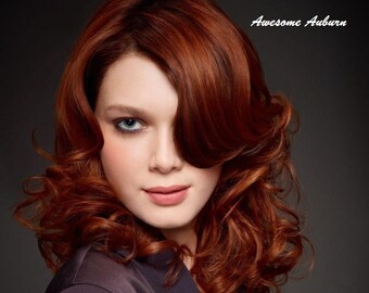 Organic Henna Hair Powder Color & Conditioner AWESOME AUBURN Certified Vegan Henna Hair Dye Kit 100 % Natural Chemical Free Hair Color