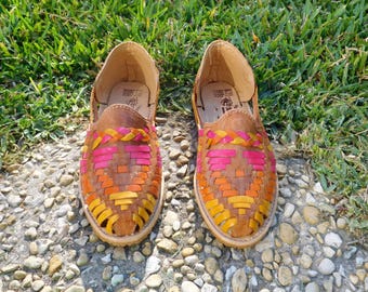 Women's Handmade Leather Huaraches, Sizes 7 and 9