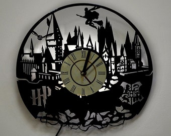 Harry Potter Wall Clock with White Backlight Birthday Gift Idea