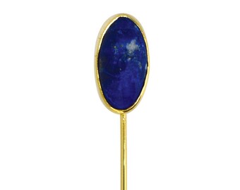 Lapis Tie Pin