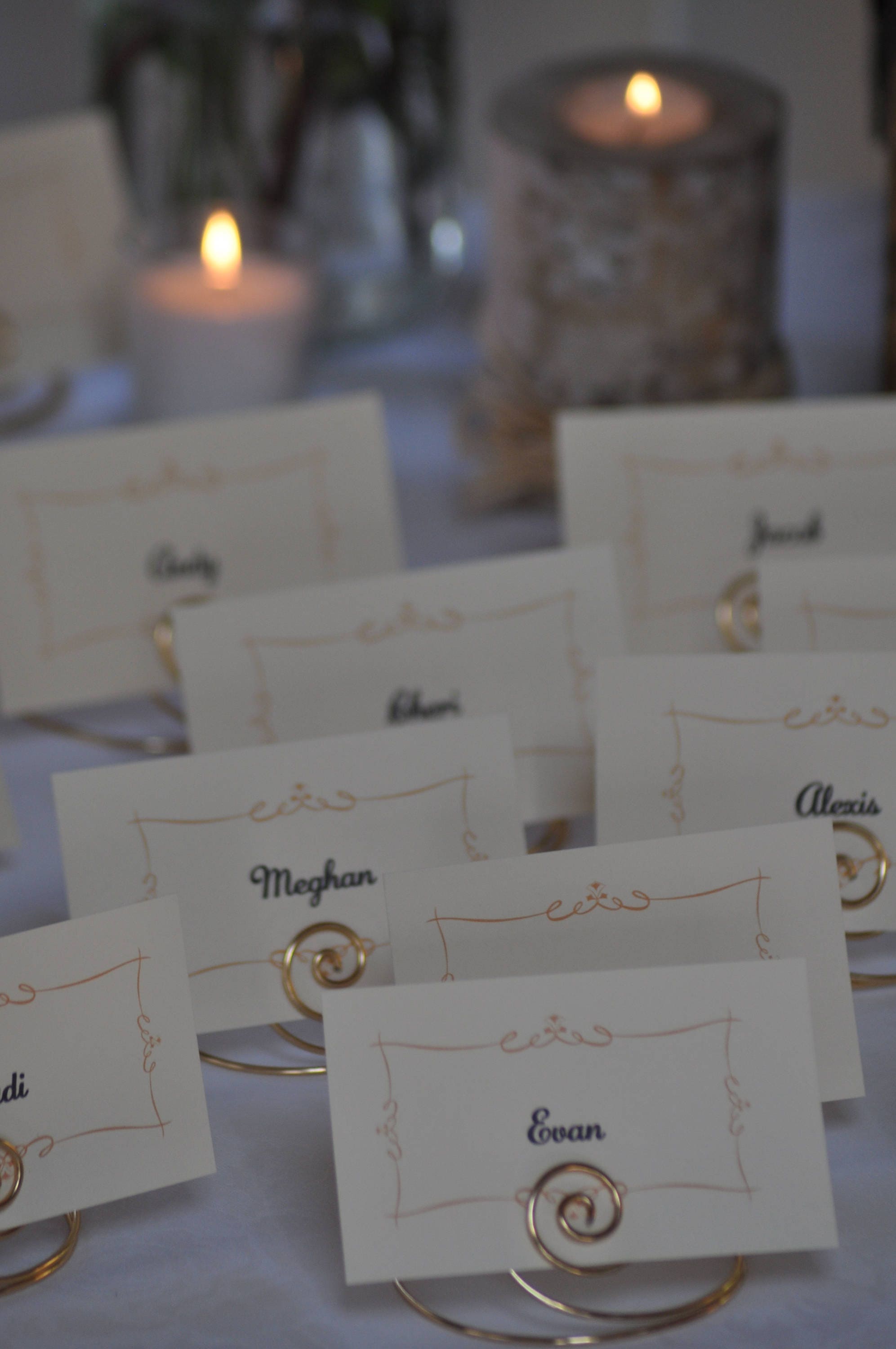 Wire Table Number Holder Place Card Holder Medium Wire