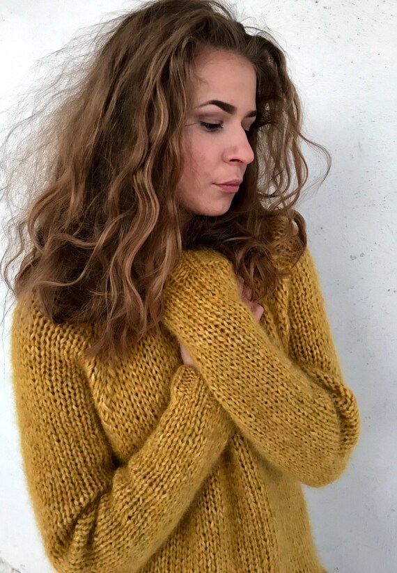 knit color block sweater