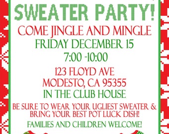 Ugly Sweater Party