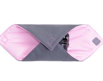 Camera Bag Cover - Camera Lens Case - JuWrap Grey/Pink (Green, Blue)
