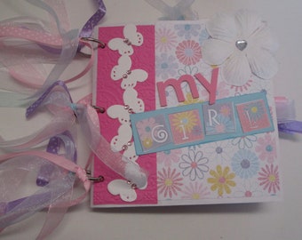 My Girl Brag Book/Paper Bag Scrapbook/ Photo album