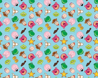 SALE!! Disney Fabric Emojis Fabric Toy Story Fabric From Springs Creative 100% Cotton Fabric