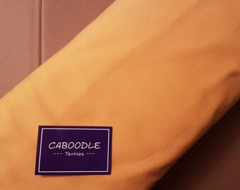 Yellow, Cotton Lycra Jersey Knit Fabric