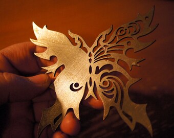 Butterfly Ninja Throwing Star Ornament - Into the Badlands - Perfect for Cosplay