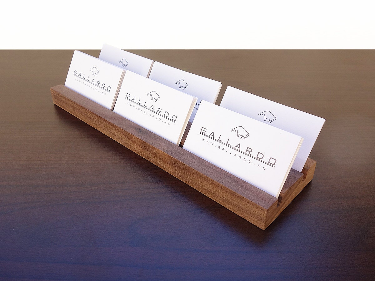 Multiple Wood Business Card Holder Wooden Card Holder Wood