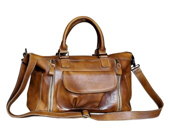 Leather Briefcase, Men's Crossbody, Men's Shoulder Bag, Men's Carry All, Men's Briefcase, Men's Satchel, Men's Leather Gift, Business Bag