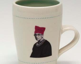 Ruth Bader Ginsburg Pussy hat Mug
