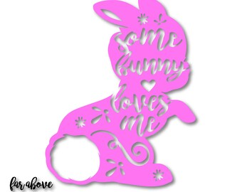 Download Easter Bunny Ears with Bow Nose Whiskers for Monogram