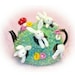 rabbits springwatch garden tea cosy teacozy cozy cosies PDF email knitting pattern