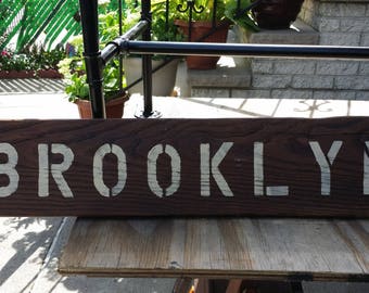 Vintage Brooklyn Sign
