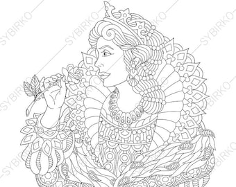 Coloring Pages Book For Kids And Adults Instant Download Print