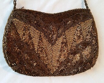 1980's DeLiLL Vintage Beaded Evening Purse