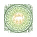 St. Patrick Seamless Mandala Machine Embroidery Design - 4 Sizes 5 x 7-inch hoop, 6 x 8-inch hoop