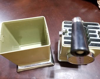 Ice O Mat Vintage Ice Crusher Retro Ice Crusher Vintage Bar Display Photo Prop Green Ice Crusher Barware Vintage Gadget