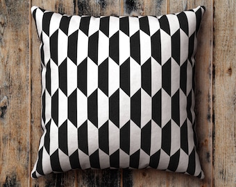 Black and White Pillow Case, Cushion Cover, Pillow Sham