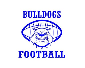 Bulldogs football | Etsy