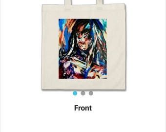 Blue Madness Recycled Tote
