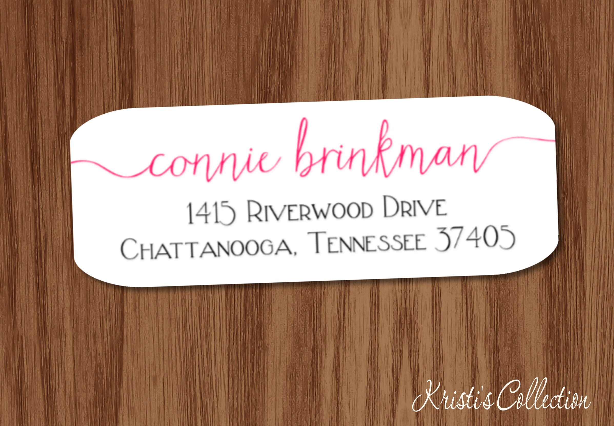 ladies return address labels stickers custom personalized