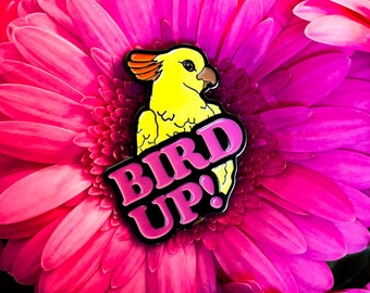 BIRD UP! enamel pin