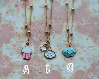Cute necklaces for bjd doll 1/4