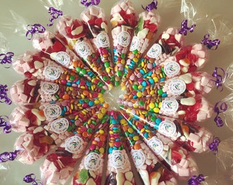 Personalised sweet cones