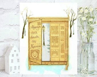 Always check closets for Narnia.