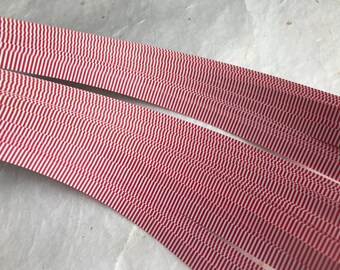 Red Stripes~ Weaving Star Paper (50 strips)