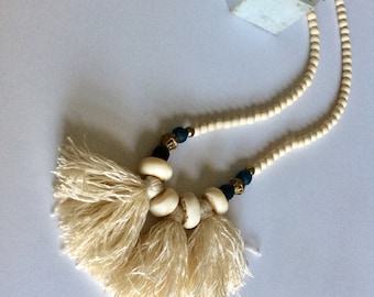 Tassel necklace, tribal necklace, Boho necklace, Statement necklace