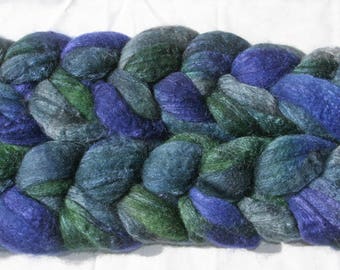 Blueface Leicester Tussah Silk Spinning Fiber - 'BGD'