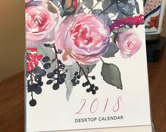 2018 Desktop Calendar