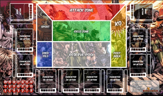 Dice Masters Playmat Image X Men 14 X 24 dice-masters-playmat-image-x-men-14-x-24