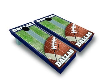 Chicago Dallas Football Corn Hole Game