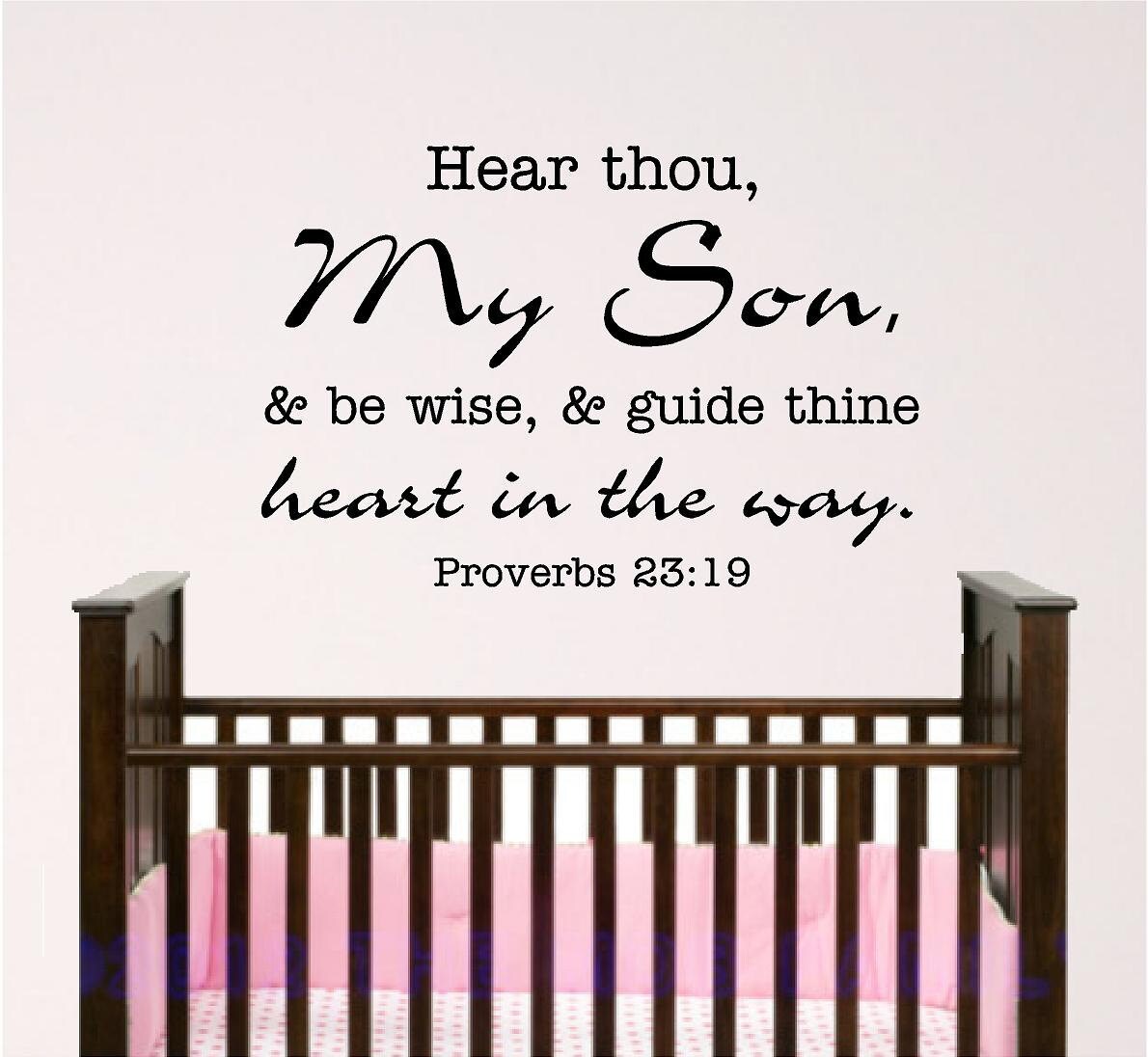 nursery bible verse wall art