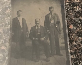 Vintage Tin Type Photograph