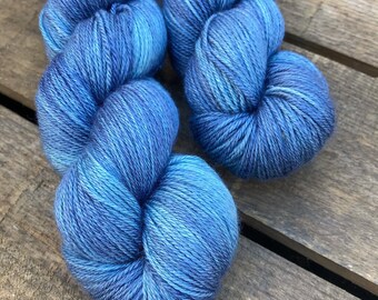 Vogelgezwitscher - Superwash Blue Faced Leicester, Silk & Cashmere Splendiferous Sock 100g