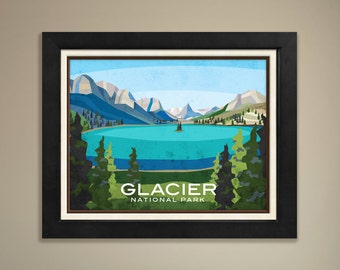 Glacier National Park Framed Print