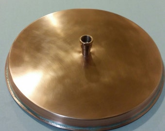 12" Copper rain shower head